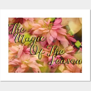 The Magic Of The Season Poinsettias Digital Art Posters and Art